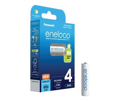 Bateria lub akumulatorek PANASONIC Eneloop Akumulator AAA 800 mAh 4 szt.
